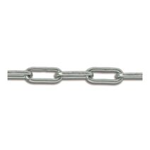 Chaîne droite soudée maille longue acier zingué Ø 3mm résist