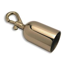Naissance mousqueton laiton poli verni pour corde D32mm