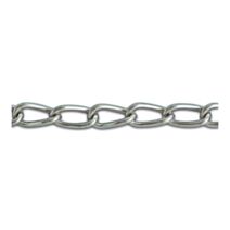 Chaîne soudée Torse acier zingué Ø 2,5mm résistance 36kg