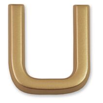 Lettre dorée adhésive "u" - CHAPUIS