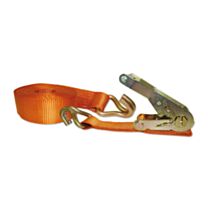 Sangle d'arrimage camion avec tendeur à cliquet et 2 crochets - CHAPUIS