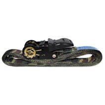 Sangle polyester camouflage avec tendeur cliquet 25mmx5m - CHAPUIS
