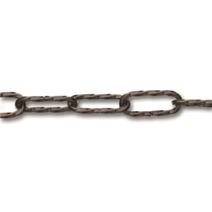 Chaîne non soudée torsadée pour lustrerie ∅ 2,2 mm L.1,5 m - CHAPUIS