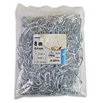 Chaîne droite soudée maille longue diamètre 4 mm et longueur 8 m