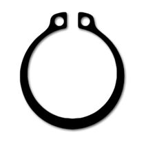 Lot de 24 circlips extérieurs - Acier ressort - Diamètre assortiment de 3 à 14 mm