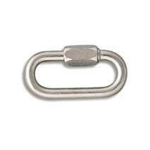 4 Maillon de jonction acier zingué Ø3,5mm x4 charge 100kg - CHAPUIS