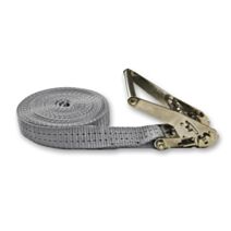 Sangle polyester avec tendeur à cliquet 2 T larg. 50 mm long. 10 m - CHAPUIS