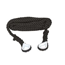 Corde d'amarrage polyester +cosses blanc Ø12mmx6m - CHAPUIS