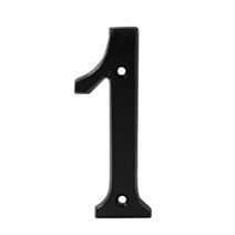 Chiffre "1" fonte noir hauteur 10cm largeur 3cm