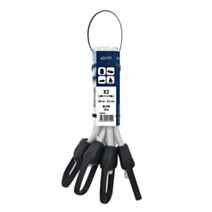 2 sandows crochet inox rupture 30kg d.8mm l.1m