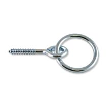 Anneau d'Ecurie à Vis Acier Zingue M10 Ø Interieur 35mm Tige 50mm - CHAPUIS