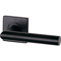 Poignée rosace Loft noir alu 50x50mm - ALPERTEC