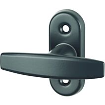 Poignée rosace extérieure Edison inox mat alu - ALPERTEC