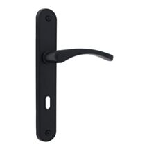 Ensemble de poignée Eva aluminium noir clé