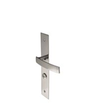 Ensemble de poignée Passy aluminium nickel mat condamnation-
