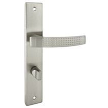 Ensemble de poignée Lilou nickel mat condamnation-décondamna