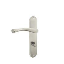 Ensemble de poignée Léa aluminium métal nickel mat condamnat