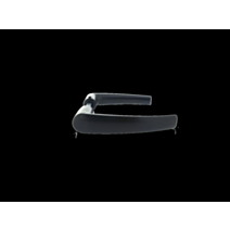 Poignée double grise pour portail