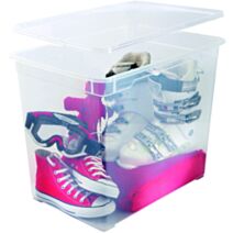 Boîte de rangement Clear box mega 70 L transparent - SUNDIS