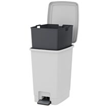 Poubelle de cuisine Bucket Bin 30L off white - SUNDIS