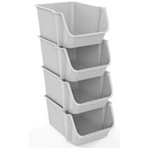 Tour de rangement Fly Tower offwhite 4 bacs - SUNDIS