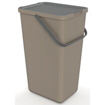 Poubelle de tri Loops 32L taupe - SUNDIS