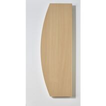 Tablette bois 18mm bombée 80x25cm hêtre