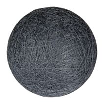 Boule tissu gris ⌀ 6 cm - OSTARIA