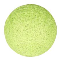 Boule tissu vert anis ⌀ 6 cm - OSTARIA