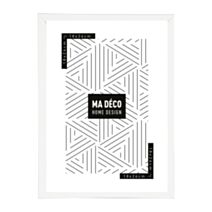 Cadre photo Marco clip 18 x 24 cm PVC blanc - OSTARIA