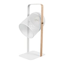 Lampe Spot métal blanche avec anse - OSTARIA