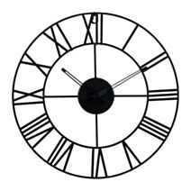 Horloge métal Nautique Ø36 cm noir - OSTARIA