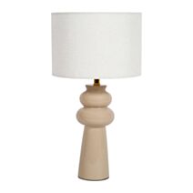 Lampe céramique Noisette Reina 43x23x23cm 220V 60W