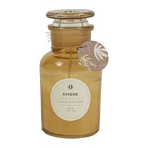 Bougie parfumée Ambre Verre 5x10cm - OSTARIA