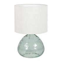 Lampe Verre Calista Verte/Beige ∅19xH.30cm 40W