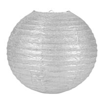 Boule Japonaise Pailletée Argentée 35cm - OSTARIA