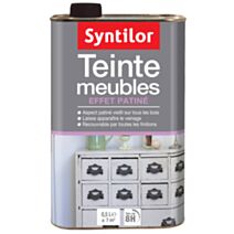 Teinte Meubles Effet Patiné Blanc 0.5L - SYNTILOR