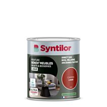 Peinture Renov meubles et objets carmin laqué 0,25L - SYNTILOR