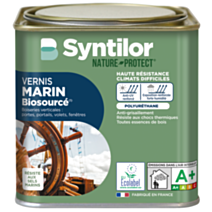 Vernis Marin Biosourcé incolore satiné 0,5L - SYNTILOR