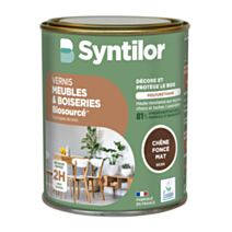 Vernis meubles et boiseries Chêne foncé mat 0,25L - SYNTILOR