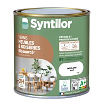 Vernis Meubles et Boiseries Biosourcé* Nature Protect® 0.5L chêne foncé - SYNTILOR
