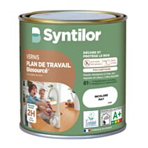 Vernis plan de travail biosourcé Nature Protect® 0.5L Incolore mat - SYNTILOR