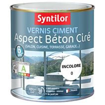 vernis ciment aspect beton cire 0.5l - SYNTILOR