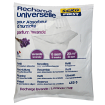 Recharge universelle pour absorbeur d'humidité 450g lavande