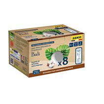 Lot 8 recharges galets coton pour absorbeur d'humidité mini Bali - SEKO