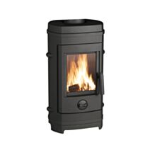 Poêle à bois vertical Remilly 4,5-10,5kW bûches 34 cm - INVICTA