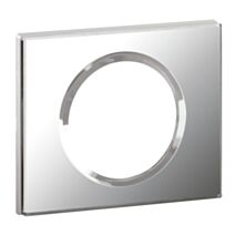 Plaque Céliane Matières 1 poste  finition Verre Miroir - LEGRAND