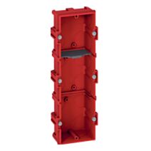 boîte d'encastrement 3 postes batibox maçonnerie profondeur 40mm