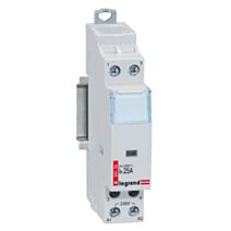 Contacteur pour puissance importante - bipolaire 230 V alternatif - 2F - 25A - 1 module - LEGRAND