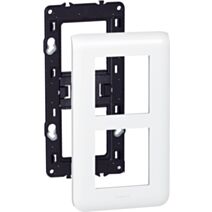 Plaque support mosaic - pour 2x2 modules montage vertical - LEGRAND